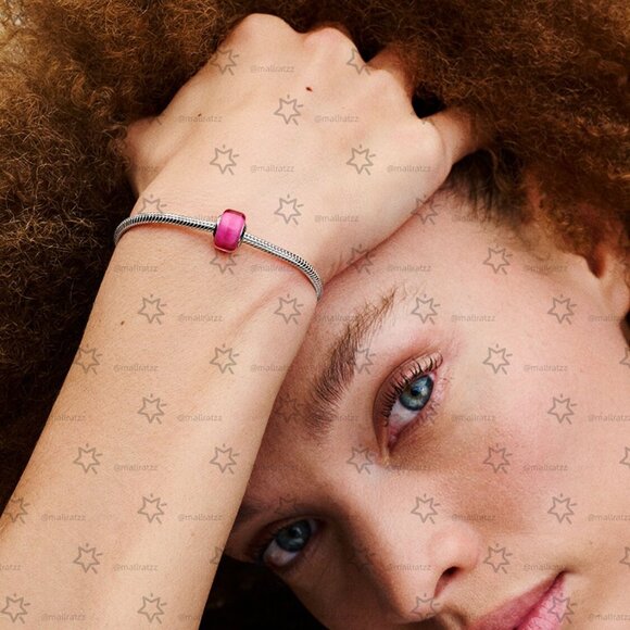 Pandora Pink Mini Murano Glass Charm - Picture 5 of 5